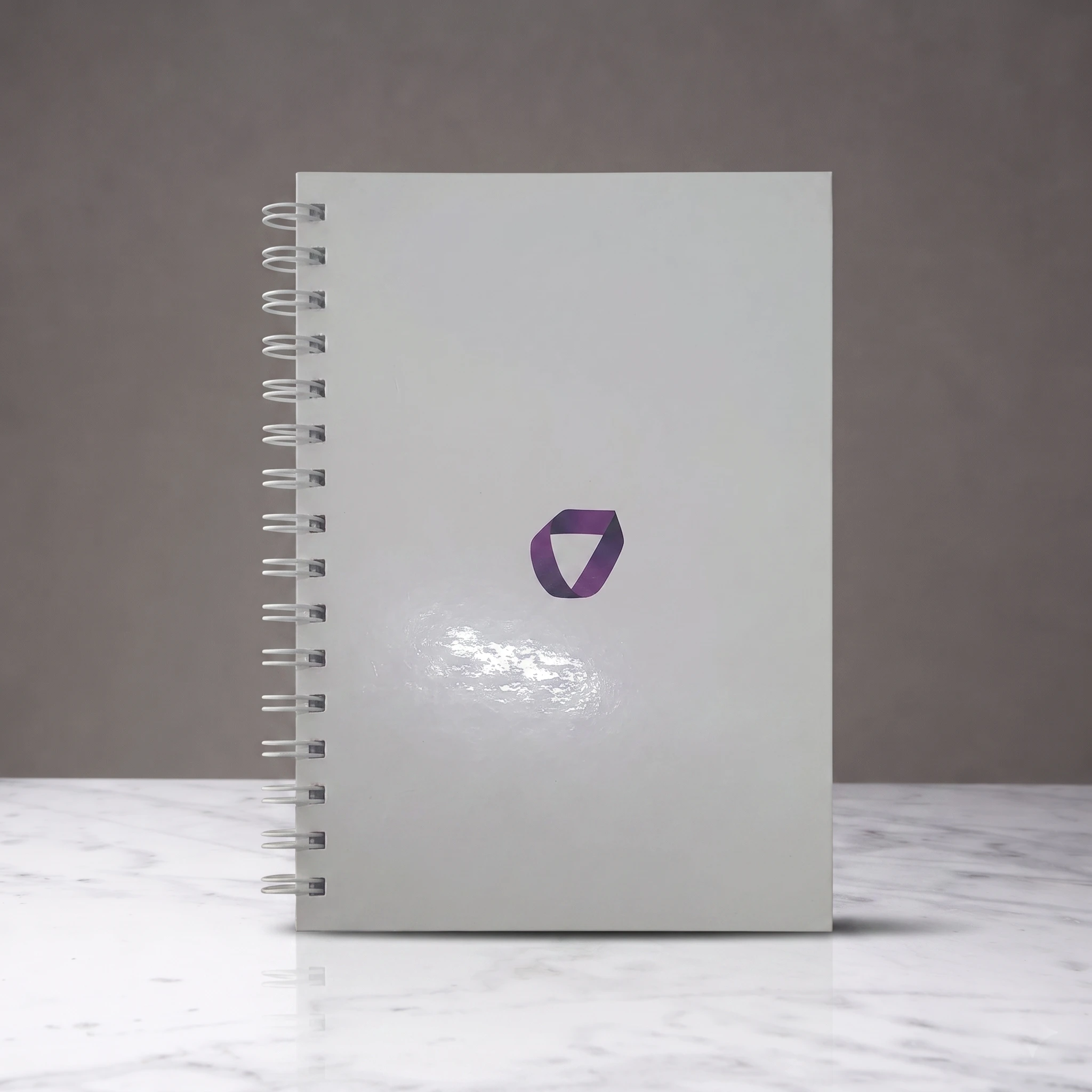 Caderno capa dura branco